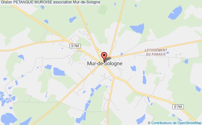 plan association Petanque Muroise Mur-de-Sologne