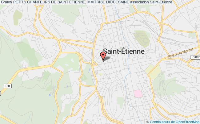 plan association Petits Chanteurs De Saint Étienne, Maitrise DiocÉsaine Saint-Étienne