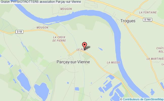 plan association Physiotrotters Parçay-sur-Vienne