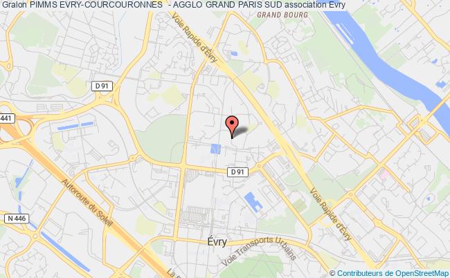 plan association Pimms Evry-courcouronnes  - Agglo Grand Paris Sud Évry