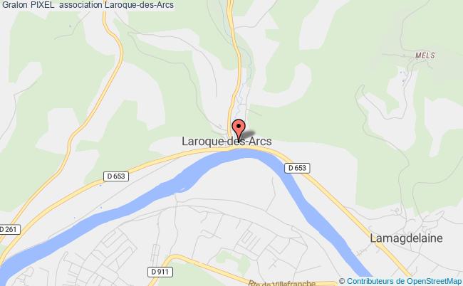 plan association Pixel+ Laroque-des-Arcs