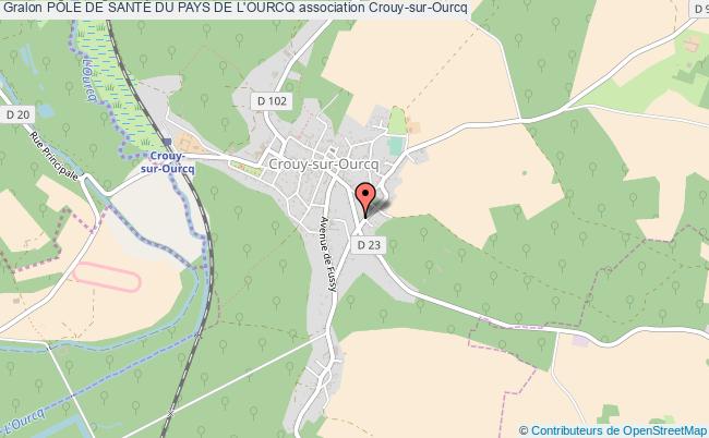plan association PÔle De SantÉ Du Pays De L'ourcq Crouy-sur-Ourcq