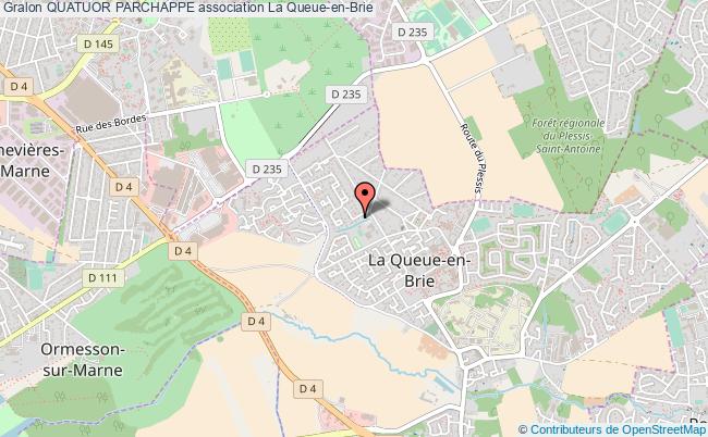 plan association Quatuor Parchappe La    Queue-en-Brie