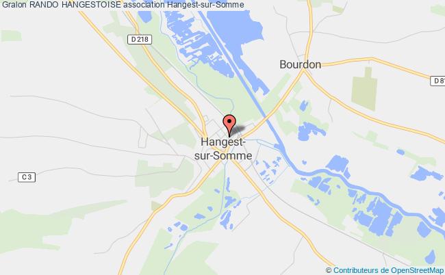 plan association Rando Hangestoise Hangest-sur-Somme
