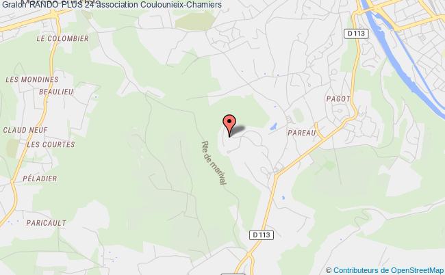 plan association Rando Plus 24 Coulounieix-Chamiers