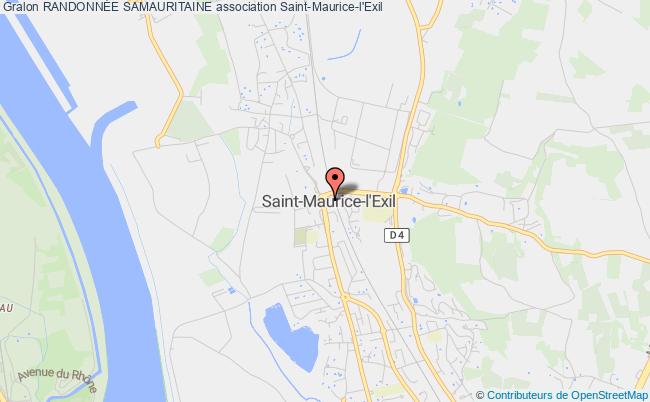 plan association RandonnÉe Samauritaine Saint-Maurice-l'Exil