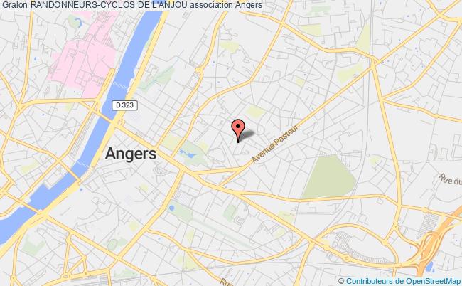 plan association Randonneurs-cyclos De L'anjou Angers