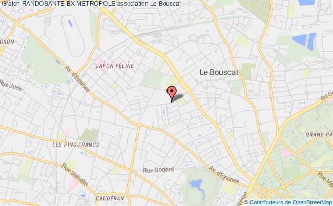 plan association Randosante Bx Metropole Le    Bouscat