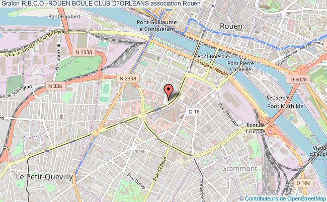 plan association R.b.c.o.-rouen Boule Club D?orlÉans Rouen