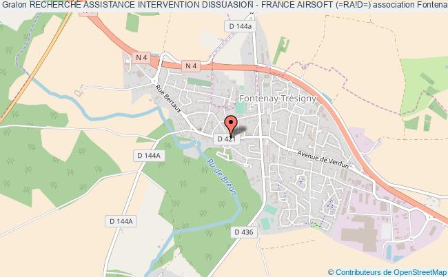 plan association Recherche Assistance Intervention Dissuasion - France Airsoft (=ra!d=) Fontenay-Trésigny