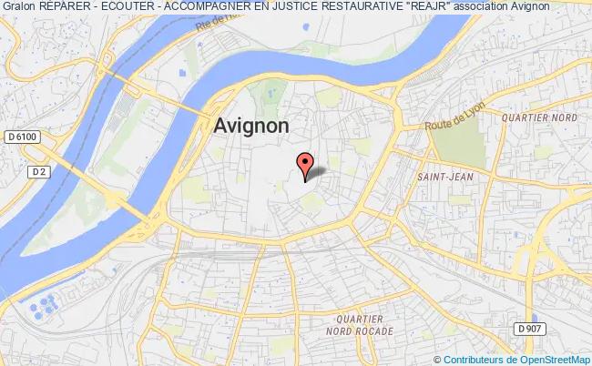 plan association RÉparer - Ecouter - Accompagner En Justice Restaurative "reajr" Avignon