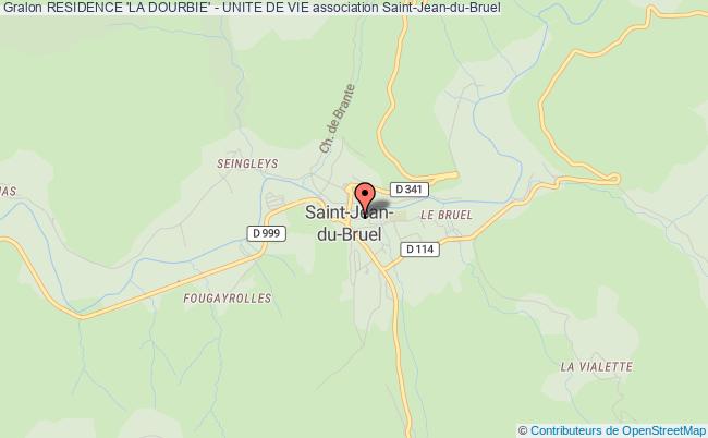 plan association Residence 'la Dourbie' - Unite De Vie Saint-Jean-du-Bruel