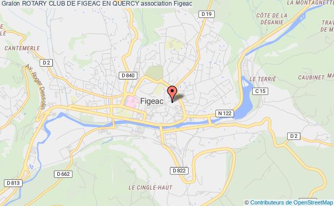 plan association Rotary Club De Figeac En Quercy Figeac