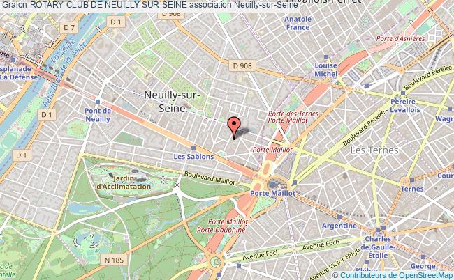 plan association Rotary Club De Neuilly Sur Seine Neuilly-sur-Seine