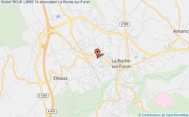 plan association Roue Libre 74 Roche-sur-Foron