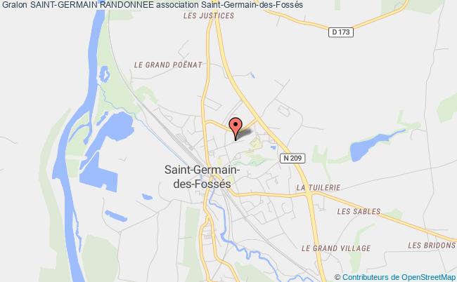 plan association Saint-germain Randonnee Saint-Germain-des-Fossés