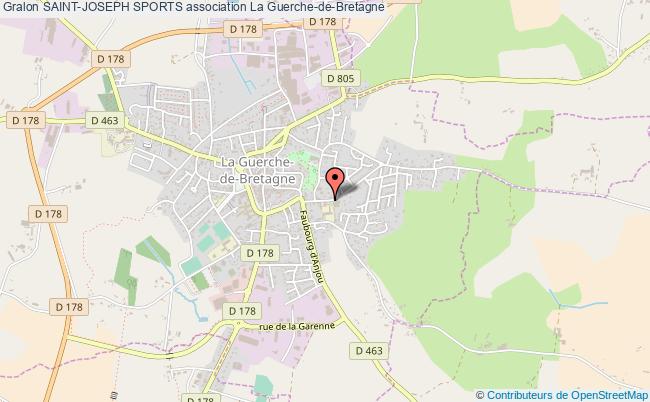 plan association Saint-joseph Sports La Guerche-de-Bretagne