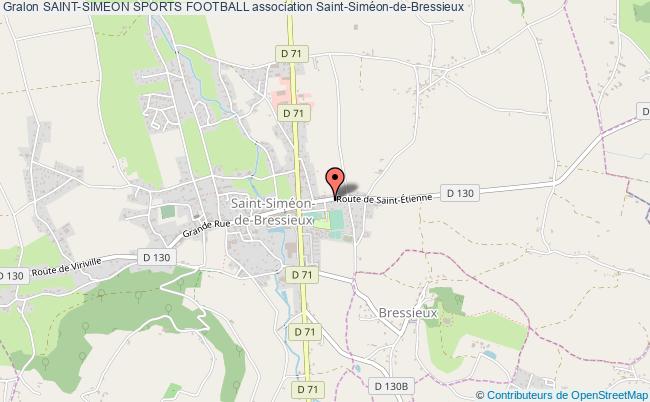 plan association Saint-simeon Sports Football Saint-Siméon-de-Bressieux