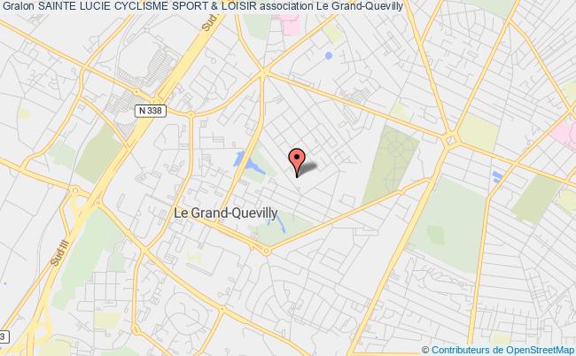 plan association Sainte Lucie Cyclisme Sport & Loisir Le Grand-Quevilly