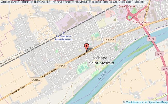 plan association Sans Liberte Inegalite Infraternite Humanite La Chapelle-Saint-Mesmin