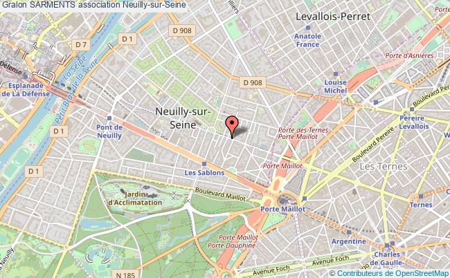 plan association Sarments Neuilly-sur-Seine