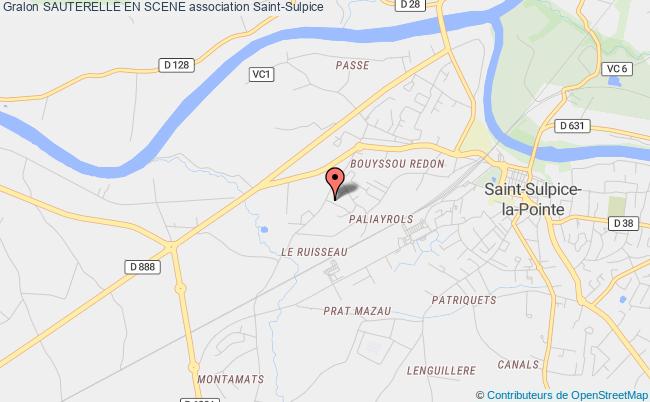 plan association Sauterelle En Scene Saint-Sulpice-la-Pointe
