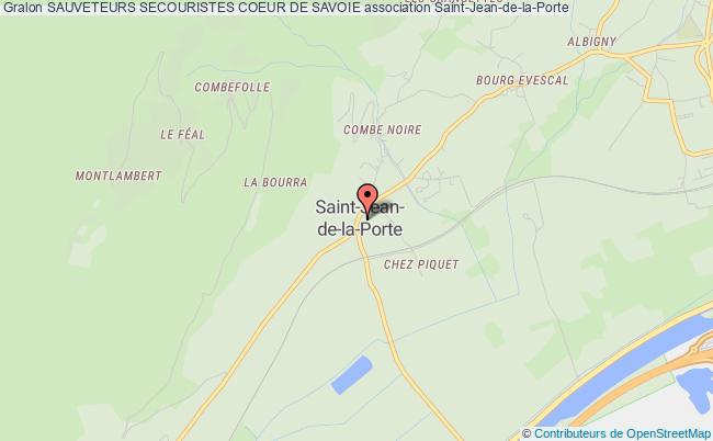 plan association Sauveteurs Secouristes Coeur De Savoie Saint-Jean-de-la-Porte