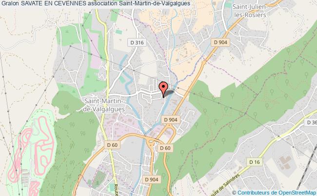 plan association Savate En Cevennes Saint-Martin-de-Valgalgues