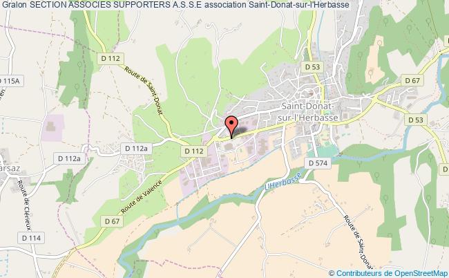 plan association Section Associes Supporters A.s.s.e Saint-Donat-sur-l'Herbasse