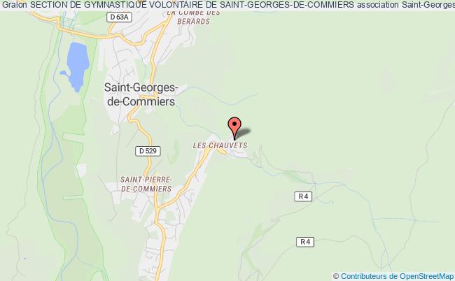plan association Section De Gymnastique Volontaire De Saint-georges-de-commiers Saint-Georges-de-Commiers
