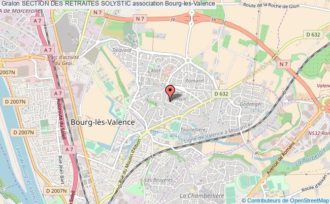 plan association Section Des Retraites Solystic Bourg-lès-Valence