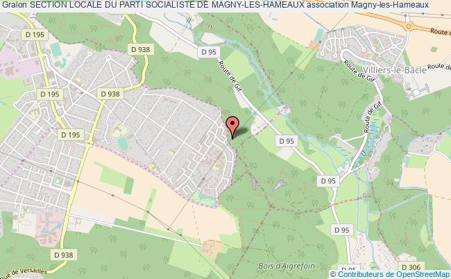 plan association Section Locale Du Parti Socialiste De Magny-les-hameaux Magny-les-Hameaux