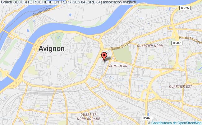 plan association SecuritÉ Routiere Entreprises 84 (sre 84) Avignon
