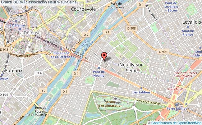 plan association Servir Neuilly-sur-Seine