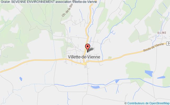 plan association Sevenne Environnement Villette-de-Vienne