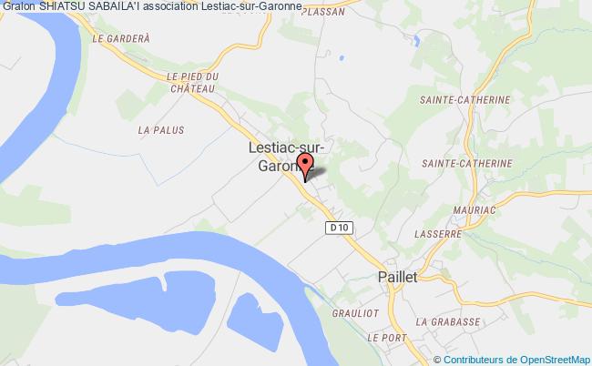 plan association Shiatsu Sabaila'i Lestiac-sur-Garonne