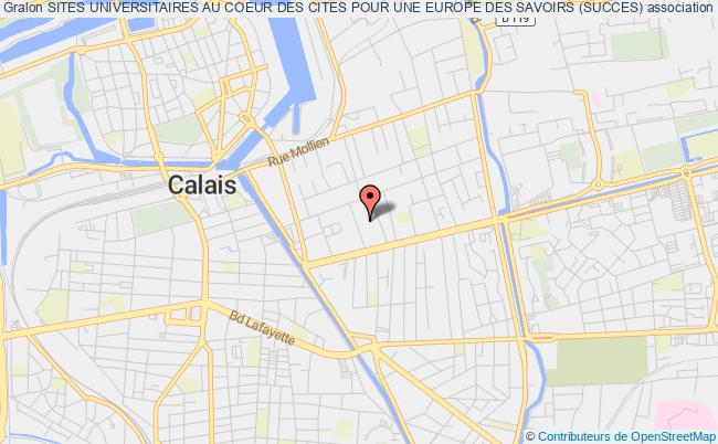 plan association Sites Universitaires Au Coeur Des Cites Pour Une Europe Des Savoirs (succes) Calais