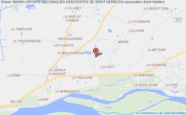 plan association Smash (sports Mecaniques Associatifs De Saint Herblon) Vair-sur-Loire