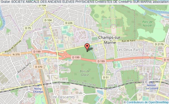 plan association Societe Amicale Des Anciens Eleves Physiciens Chimistes De Champs-sur-marne Champs-sur-Marne