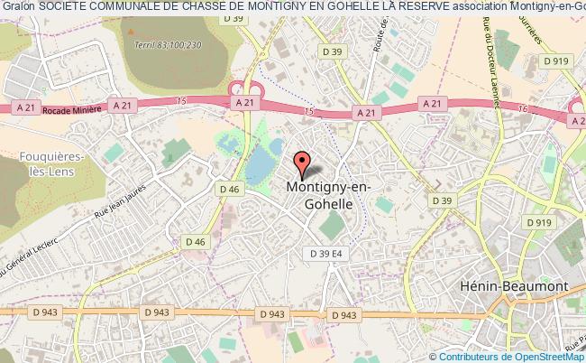 plan association Societe Communale De Chasse De Montigny En Gohelle La Reserve Montigny-en-Gohelle