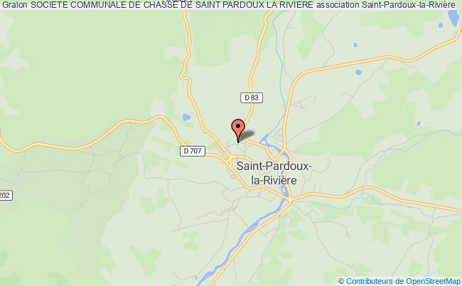 plan association Societe Communale De Chasse De Saint Pardoux La Riviere Saint-Pardoux-la-Rivière