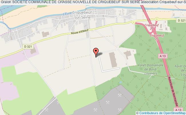 plan association Societe Communale De Chasse Nouvelle De Criquebeuf Sur Seine Criquebeuf-sur-Seine