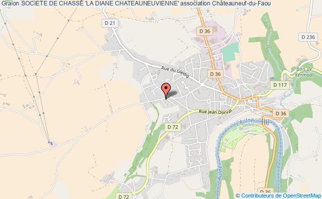 plan association Societe De Chasse 'la Diane Chateauneuvienne' Châteauneuf-du-Faou
