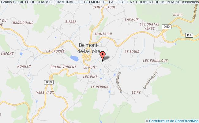 SOCIETE DE CHASSE COMMUNALE DE BELMONT DE LA LOIRE 'LA ST HUBERT BELMONTAISE'