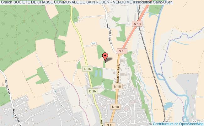plan association Societe De Chasse Communale De Saint-ouen - Vendome Saint-Ouen