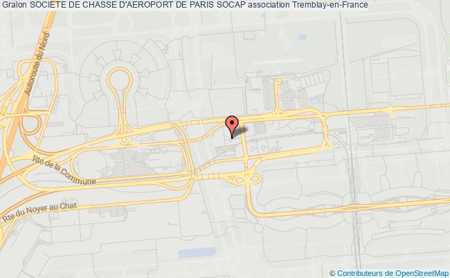 plan association Societe De Chasse D'aeroport De Paris Socap Tremblay-en-France