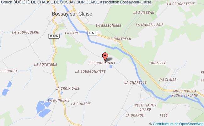 plan association Societe De Chasse De Bossay Sur Claise Bossay-sur-Claise