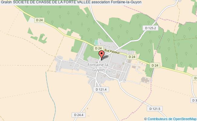 plan association Societe De Chasse De La Forte Vallee Fontaine-la-Guyon