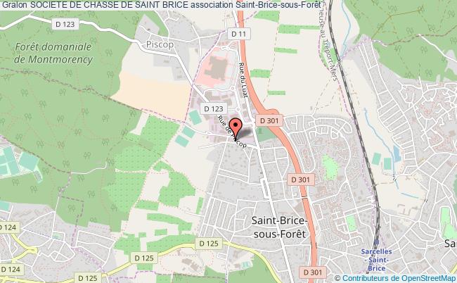 plan association Societe De Chasse De Saint Brice Saint-Brice-sous-Forêt