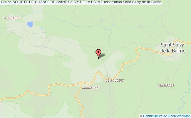 plan association Societe De Chasse De Saint Salvy De La Balme Saint-Salvy-de-la-Balme